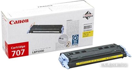 Картриджи для принтеров и МФУ Canon 707Y 9421A004