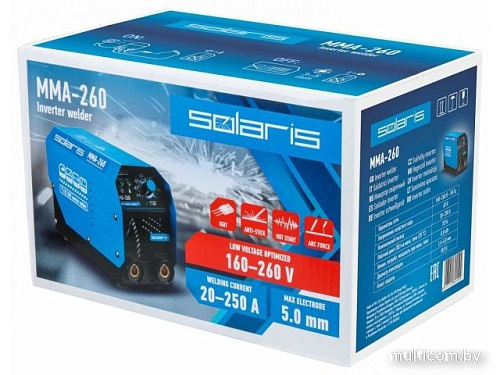 Сварочный инвертор Solaris MMA-260