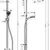 Душевая система Hansgrohe Crometta E 240 1jet Showerpipe [27298000]