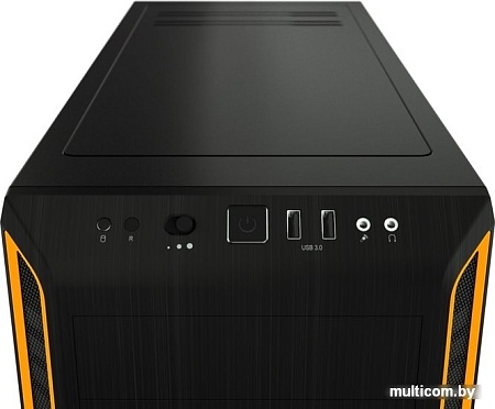Корпус be quiet! Pure Base 600 с окном (черный/оранжевый)