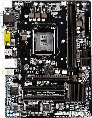 Материнская плата Gigabyte GA-H110M-S2PV (rev. 1.0)