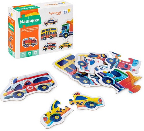 Мозаика/пазл Genio Kids Машинки RI1807CA