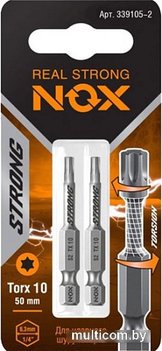 Набор бит Nox Strong 339105-2.21.2 (4x2 шт)