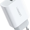 Сетевое зарядное Ugreen CD137 60450 (белый)