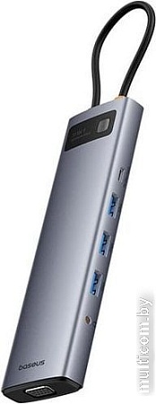 Док-станция Baseus Metal Gleam Series 11-Port Hub B00030709811-00