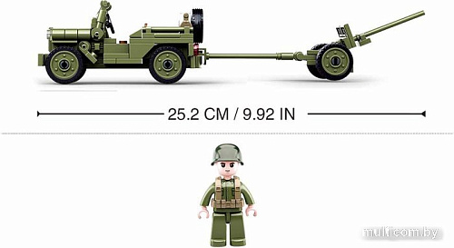 Конструктор Sluban Армия M38-B0853 Iconic Allied Jeep