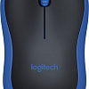 Мышь Logitech M185 (черный/синий)