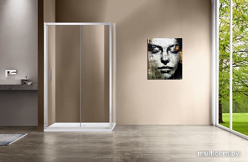 Душевой уголок Vincea Garda VSR-1G8016CL (хром/прозрачное)