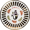 Тарелка десертная Bitossi Un Buon Ricordo BEL20105 (русалка)