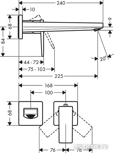 Смеситель Hansgrohe Metropol 32526000