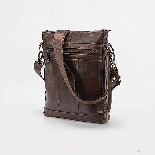 Мужская сумка Poshete 252-22333-2-BRW (коричневый)