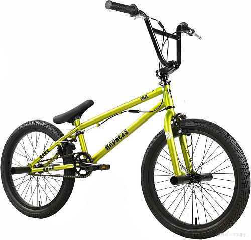 Велосипед Stark Madness BMX 2 2025 (ярко-зеленый/черный/черный)