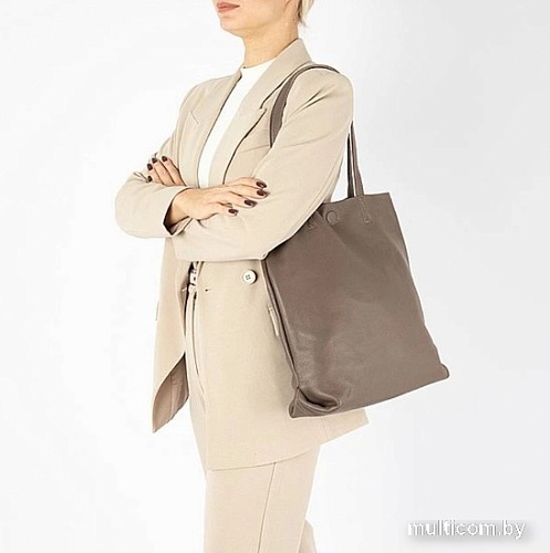 Женская сумка Poshete 892-H8376H-COF (кофе)