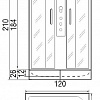 Душевая кабина River Nara 120/90/26 МТ L