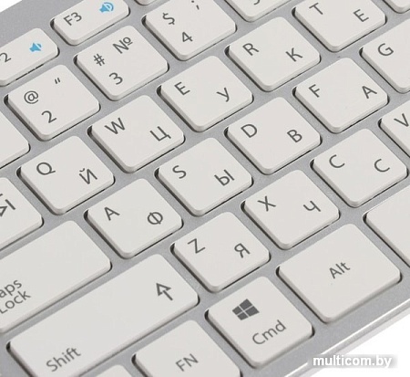 Клавиатура + мышь QUMO Paragon (серебристый/белый)