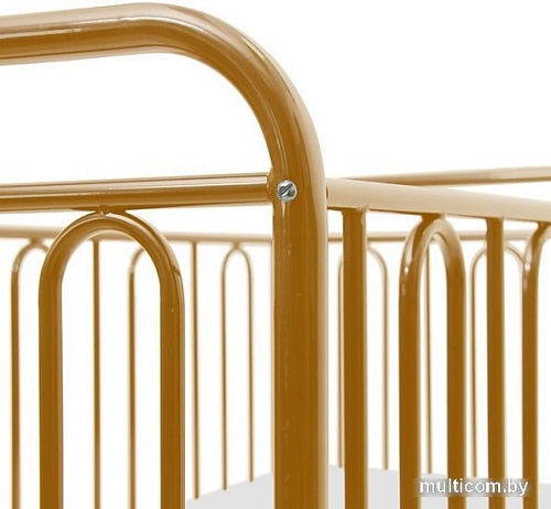 Детская кроватка Polini Kids Vintage 110 (золотистый)