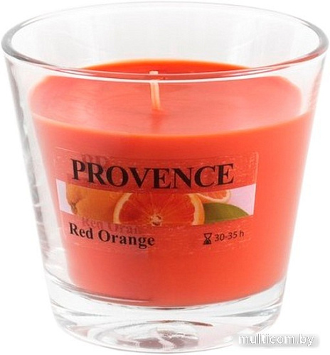 Ароматизированая свеча Provence 565064 (красный апельсин)