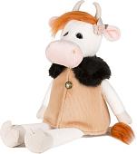 Классическая игрушка Maxitoys Luxury Коровка Глаша в бежевом пальто MT-MRT022013-23