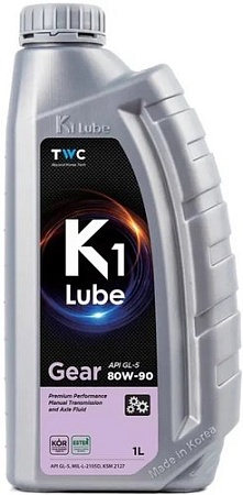 Трансмиссионное масло K1 Lube Gear GL-5 80W-90 1л