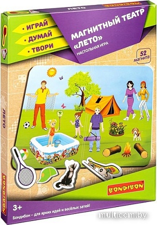 Развивающая игра Bondibon Магнитный театр. Лето ВВ4413