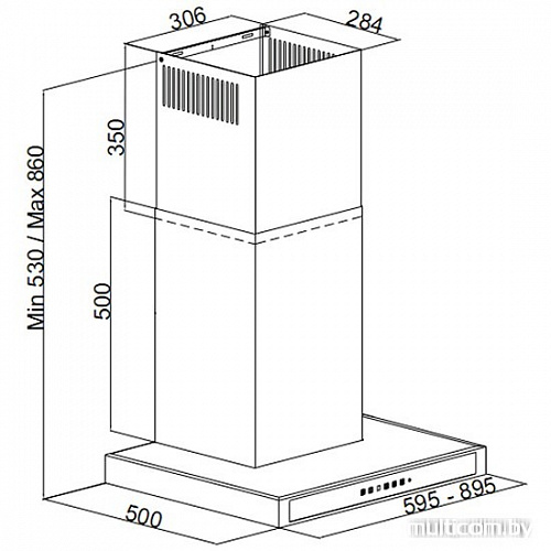 Кухонная вытяжка Simfer 8635 SM