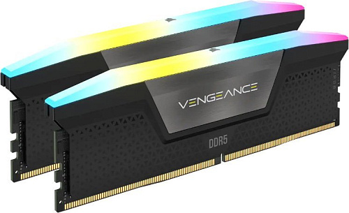 Оперативная память Corsair Vengeance RGB 2x16ГБ DDR5 6000 МГц CMH32GX5M2E6000C36