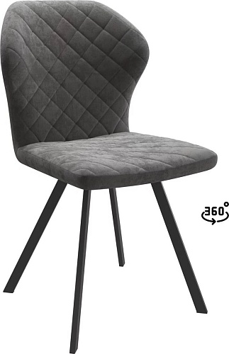 Стул Мамадома Robby D-R 360 (b28 Antracite Lux/черный)