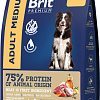 Сухой корм для собак Brit Premium Adult Medium с индейкой и телятиной 3 кг