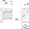 Циркуляционный насос Grundfos UPS 40-120 F (400)