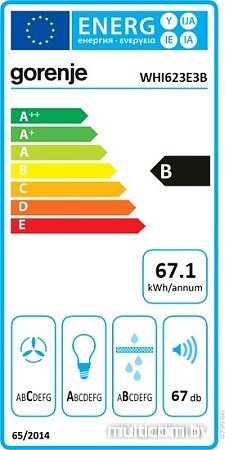 Кухонная вытяжка Gorenje WHI623E3B