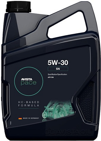 Моторное масло Avista pace SN 5W-30 4л