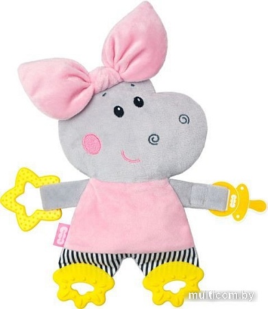 Прорезыватель Мякиши Бегемотик Милочка 724