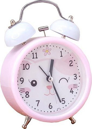 Настольные часы ILikeGift Funny Cat JH810-02 (розовый)