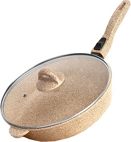 Сковорода Elan Gallery Гармония вкуса 121138 (медовый гранит)