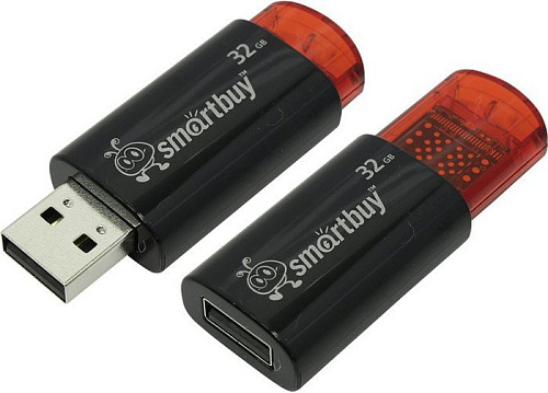 USB Flash Smart Buy Click 32Gb Black [SB32GBCL-K]