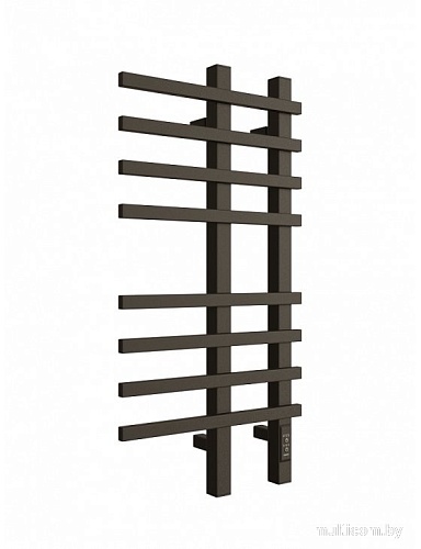 Полотенцесушитель Двин LX plaza neo 80/50 (Черный матовый)