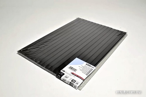 Металлический канал для переплета OPUS O.Simple Channel 297x10 мм OSC10CZA29725 (25 шт, черный)