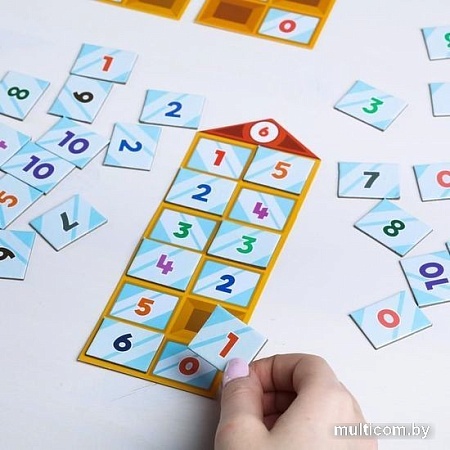 Развивающая игра Лас Играс Математические домики 4562800