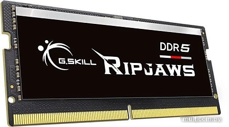 Оперативная память G.Skill Ripjaws 32ГБ DDR5 SODIMM 5600МГц F5-5600S4040A32GX1-RS