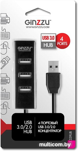 USB-хаб Ginzzu GR-339UB