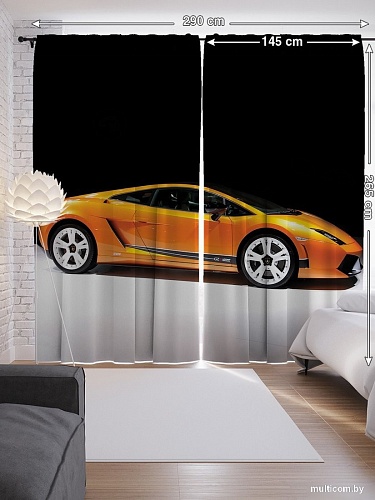 JoyArty Оранжевый спорткар p_809