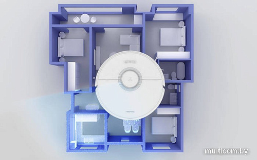 Робот-пылесос Roborock Q7+ (русская версия, белый)