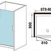 Душевая дверь WeltWasser WW600 600K1-90