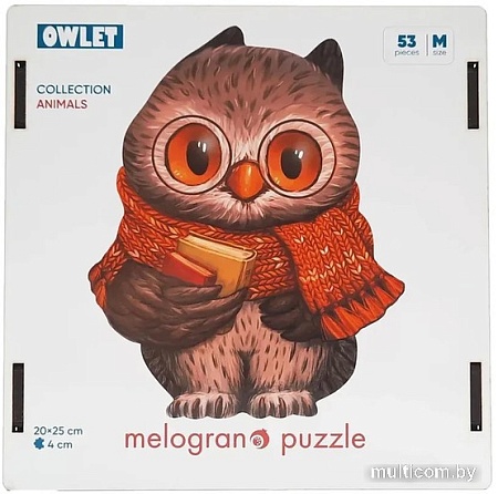 Пазл Melograno Совенок ученик MPZCAN27-M(53 эл)