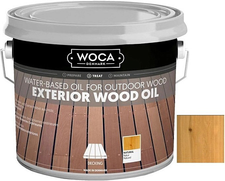 Масло Woca Exterior Wood Oil 2.5 л (лиственница)