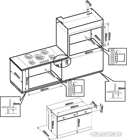 Электрический духовой шкаф KUPPERSBERG FH 911 B