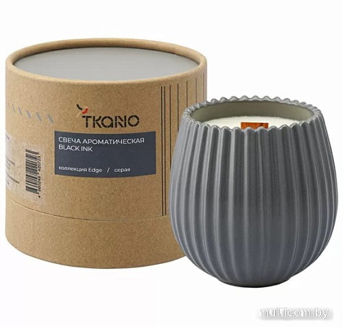 Свеча Tkano Edge Black Ink TK23-ARO0067 (серый)