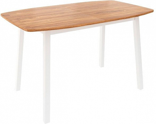 Кухонный стол Listvig Лион 120 раздвижной (дуб/белый)