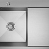 Кухонная мойка Mixline Pro 551877 левый (сатин, с сифоном)