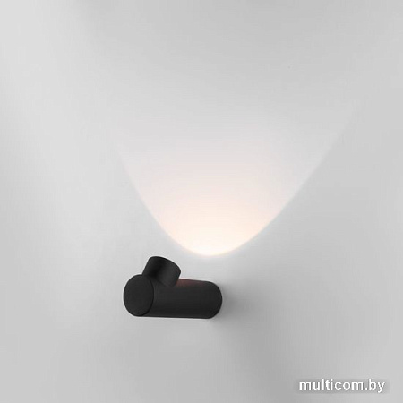 Уличный настенный светильник Elektrostandard Ray LED 35134/W (черный)